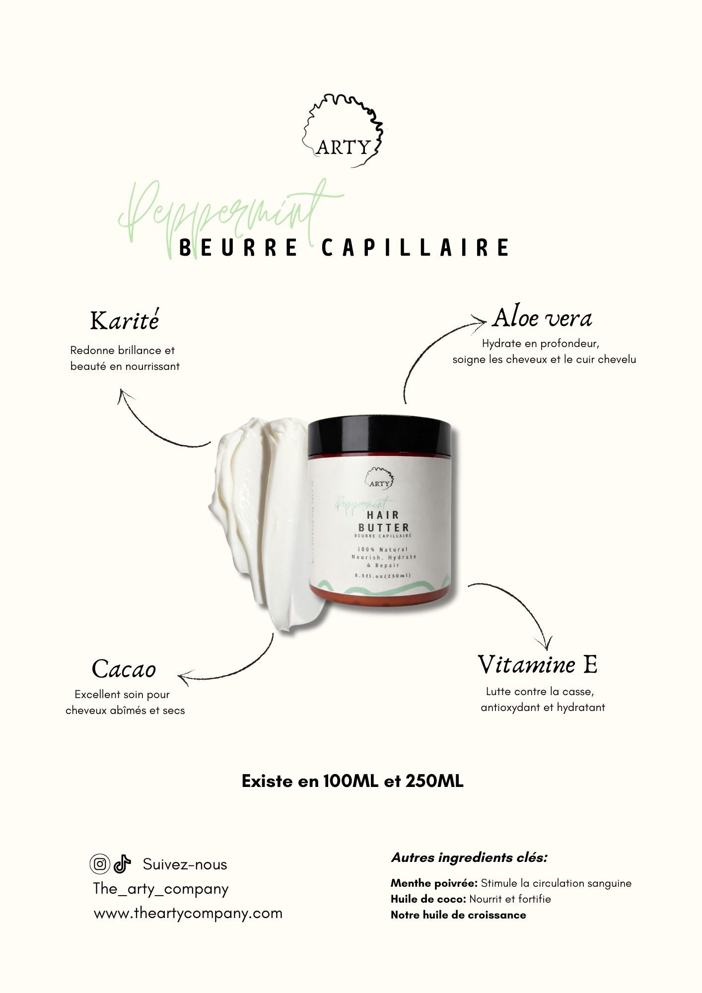 THE PEPPERMINT HAIR GROWTH BUTTER